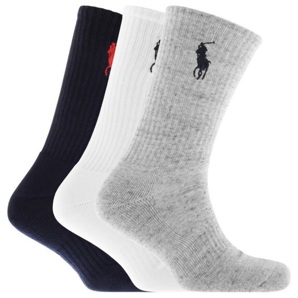 Polo Ralph Lauren Other - NWT Men's Ralph Lauren Polo Big Pony 3 Pairs Crew Socks